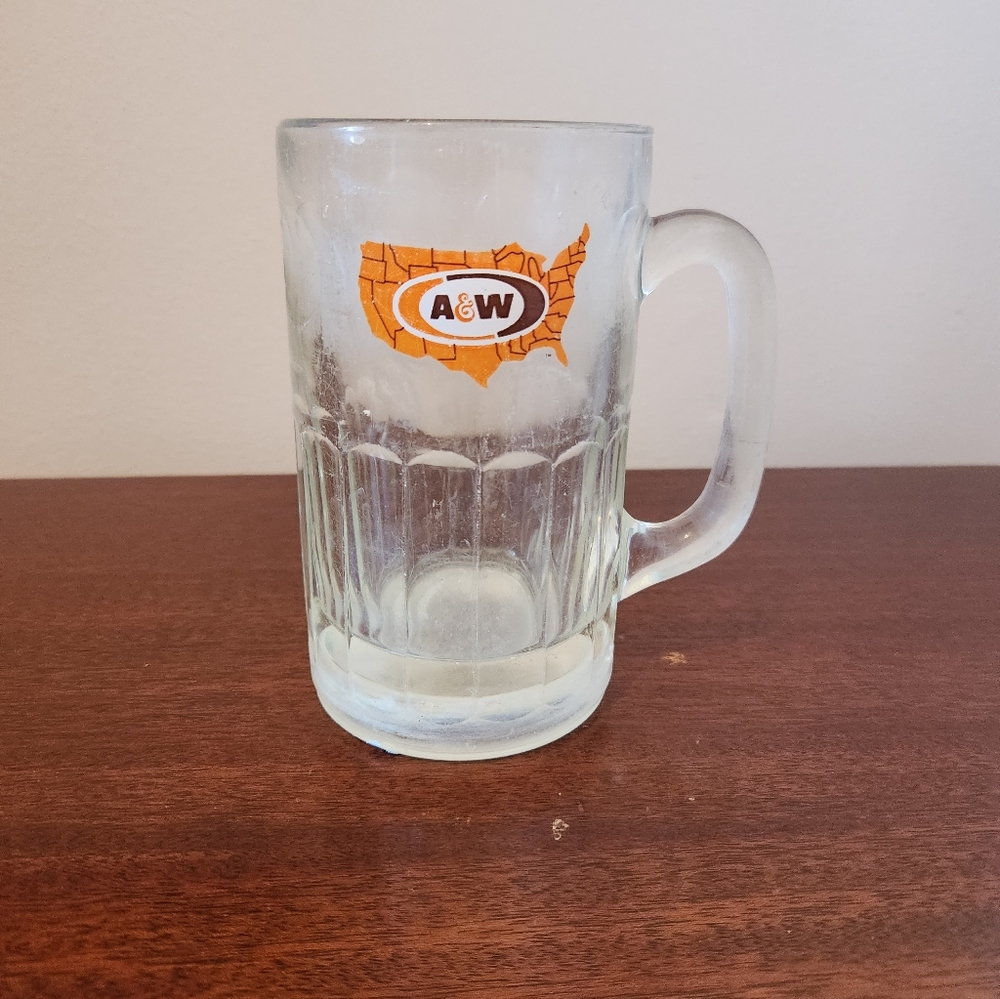 SOLD Frosted Glass Mug